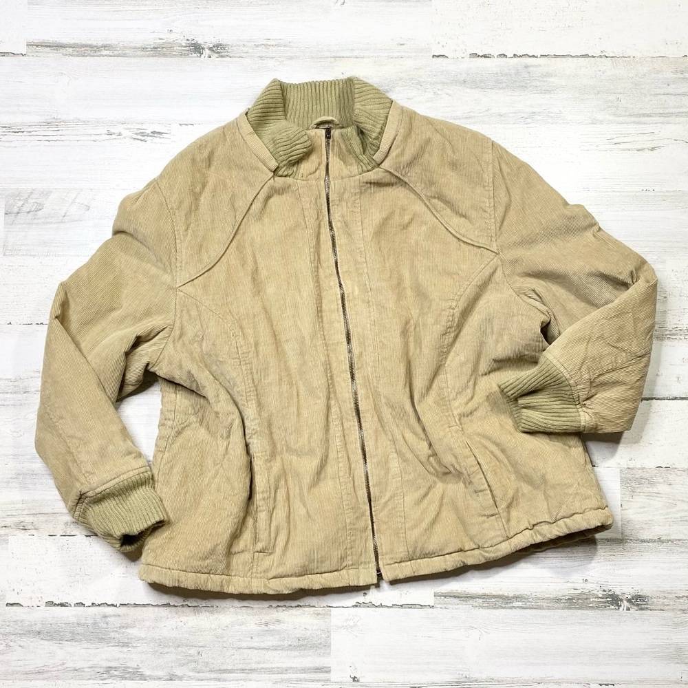 Dollhouse Plus Size Quilted Corduroy Coat